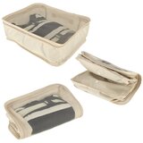  Organizatori za kovčege Putni set od 8 komada pribor za pohranu odjeće vodootporne torbe torba za šminku torba za cipele bež | shoptok.hr