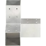  Spojnici za stupove u Y-obliku 4 kom pocinčani metal 71 x 71 mm | Eponuda.com