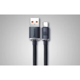 Baseus Crystal Shine kabel USB v USB-C 100W 2m (črn) | Shoptok.si
