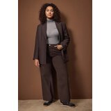 Trendyol Ženske pantalone Tbbaw26Ar00018, Smeđe | Eponuda.com