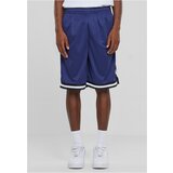 Urban Classics Men's Stripes Mesh Shorts - Navy Blue/Black/White Cene