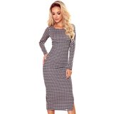 Numoco Fitted dress with a slit on the side | shoptok.hr
