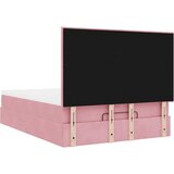  Otomanski krevet s madracima ružičasti 140x190 cm baršunasti | shoptok.hr