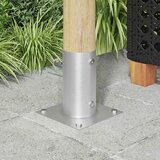  Okrugli sidrište u zemlji 4 pcs Srebrna 15 x 15 x 15 cm Metal Cijene