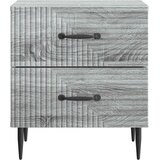  Noćni ormar s ladicama 2 pcs Siva sonoma 43 x 34,5 x 47,5 cm | Eponuda.ba