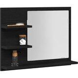  Kupaonsko ogledalo crni hrast 60x10,5x45 cm konstruirano drvo | shoptok.hr