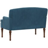  Ljubavni kauč s gumbima Plava 111 x 65 x 79 cm Baršun | Eponuda.com