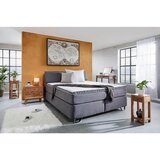 Premium Living Postelja Boxspring Tabea, Siva, 180x200 | Shoptok.si