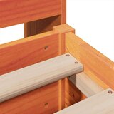 Posteljni okvir brez vzmetnice vošč. rjav 180x200 cm borovina, (21609578) | Shoptok.si