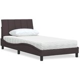  Krevet s madracem Hanko tamnosmeđi 100 x 200 cm od tkanine | shoptok.hr