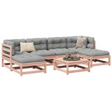 vidaXL 7-dijelni set vrtnih sofa s jastucima masivno drvo duglazije Cijene