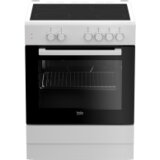  Električni štednjak BEKO FSS 67000 GW, Staklokeramika, A, 4 zone za kuhanje, 61l zapremina pećnice | Eponuda.ba