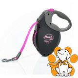 Flexi giant M Tape 8m, Povodac Sa Trakom Za Pse Do 25kg, Crno-Roze | ePonuda.com