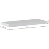 JJA Zidna polica FIXY 60x23,5x3,8 cm mdf/drvo, bijela | Eponuda.ba