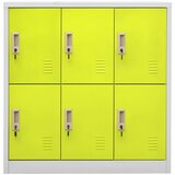  Ormarići s ključem 2 kom svjetlosivi/zeleni 90x45x92,5 cm čelik | shoptok.hr