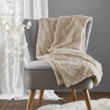 Catherine Lansfield Bež odeja iz mikropliša 130x170 cm Cosy Diamond – | Shoptok.si