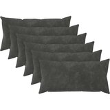  Presvlaka za jastuk 6 pcs HEERLEN Antracit 40 x 80 cm Cijene