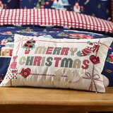 Catherine Lansfield Pamučan ukrasni jastuk s božićnim motivom 30x50 cm Merry Christmas Cross Stitch – | shoptok.hr
