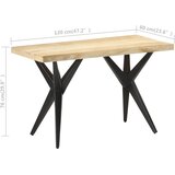  Blagovaonski stol 120 x 60 x 76 cm od masivnog drva manga | shoptok.hr