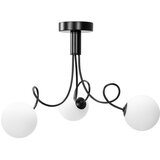 Toolight stropna svjetiljka sa staklenom kuglom APP1154-3CP black | shoptok.hr