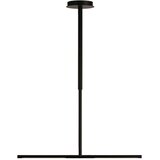 UMAGE Črna kovinska LED viseča svetilka s kovinskim senčilom Omni Ceiling – u