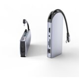 INF 9-v-1 usb-c zvezdišče s hdmi, polnjenjem pd in bralnikom kartic sd/tf, (21778797) | Shoptok.si