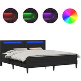  Krevetna konstrukcija Crna 200 x 200 cm Umjetna koža | shoptok.hr