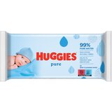 Huggies pure Vlažne maramice za bebe, 56 komada