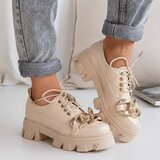 Resti Beige flat shoes Eqoia - Footwear | Shoptok.si