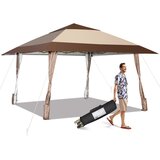 Costway Zložljivi vrtni šotor bež 3x3m, (5000249811) Cene
