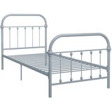  Okvir za krevet sivi metalni 100 x 200 cm | shoptok.hr