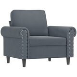  3-dijelni set sofa s jastucima tamnosivi baršunasti | shoptok.hr