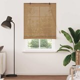 Rolo zavjesa Smeđa 120 x 220 cm 5 mm Bambus | Eponuda.ba