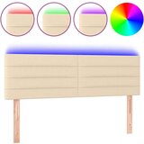  Posteljno vzglavje krem 144x5x78/88 cm blago | Shoptok.si