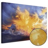  Slika - Beautiful Sunset - Clouds in Warm Shades 120x80 | shoptok.hr