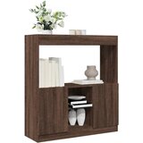 vidaXL Visoka omara rjavi hrast 92x33x100 cm inženirski les Cene