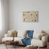  Slika - Lines and shapes – bead labyrinth on a pale washed background 120x80 | shoptok.hr
