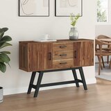TV stalak s ladicama Prirodna 110 x 30 x 75 cm Čvrsto teak drvo | Eponuda.ba
