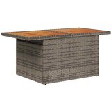 vidaXL Vrtna sedežna garnitura s shranjevanjem 6 pcs Siva Poly ratan, (5000142923) | Shoptok.si