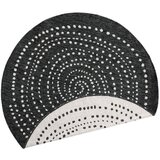 NORTHRUGS Črna zunanja preproga Bali, ø 140 cm Cene