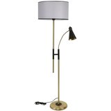 Opviq Forza Eskitme Lambader Silindir Açık Hasır Gri Abajurlu Light Grey Floor Lamp Cene