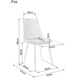 Molarem Home Stolica Fox-siva | shoptok.hr