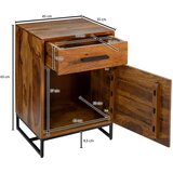 MID.YOU Majhna Nočna Omarica Wohnling, Masiven Les | Shoptok.si