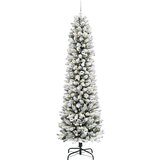  Umestno božično drevo med 300 LED Zelena in bela 240 cm | Shoptok.si
