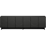  TV stalak 140 x 34 5 x 40 cm Crna Konstruirano drvo - Crna 140 x 34 5 x 40 cm | shoptok.hr
