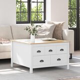  Kava Stol HILL Bijela i medeno smeđa 79.5 x 79.5 x 49 cm | shoptok.hr