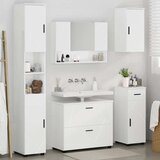  Set namještaja za kupaonicu 5 kom. Visoki sjaj bijela | shoptok.hr