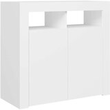 vidaXL komoda z LED lučkami bela 80x35x75 cm | Shoptok.si
