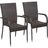  3-dijelni vrtni blagovaonski set smeđi | shoptok.hr