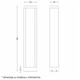 Dawn led svetiljka 0229-600 stubna 10W 3000K IP65 siva | ePonuda.com